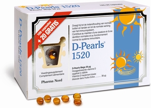 D-Pearls 1520 120 Capsules (100 + 20 gratis)