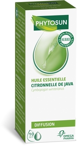 Phytosun Javaanse Citronella Essentiële Olie Bio 10ml