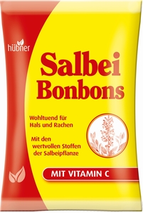 Hubner Salie Vit C Bonbons40g