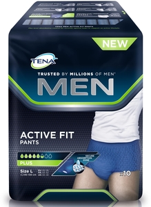 TENA Men Active Fit Pants Large - 10 stuks