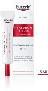Eucerin Hyaluron-Filler + Volume-Lift Oogcontourcrème SPF 15 Anti-Age &amp; Rimpels Tube 15ml