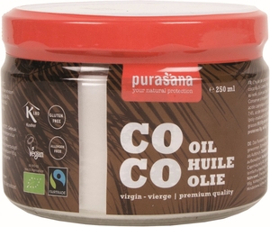 Purasana Kokos noot olie extra vierge 250 ml