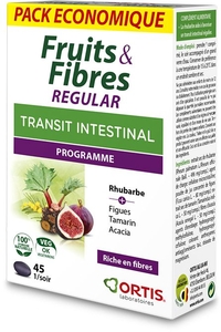 Ortis Fruits &amp; Fibres Regular Ecopack 45 Tabletten