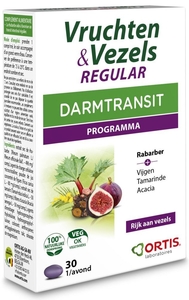 Ortis Vruchten &amp; Vezels Darmtransit 30 Tabletten
