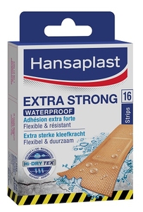 Hansaplast Extra Strong 16 Pleisters Waterproof