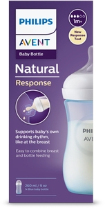 Philips Avent Natural Zuigfles Blauw 260 ml