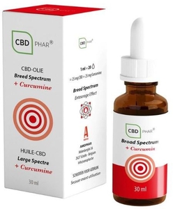 CBD Phar Breed Spectrum Olie + Curcumine 30 ml