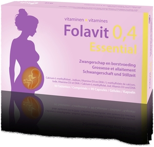 Folavit 0,4 mg Essential 90 Tabletten + 90 Capsules