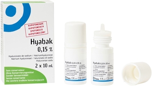 Hyabak 0,15% Duopack 2 flessen x10ml