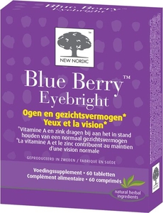 New Nordic Blue Berry Eyebright 60 Tabletten