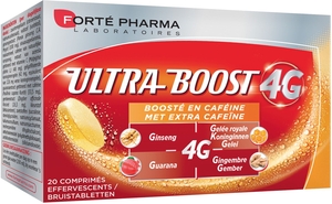 Vitalite 4G Ultra Boost Cafeïne 20 Bruistabletten