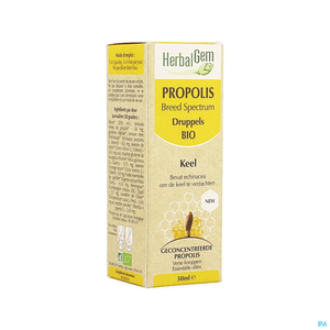Herbalgem Propolis Breedspectrum Bio Druppels 50 ml