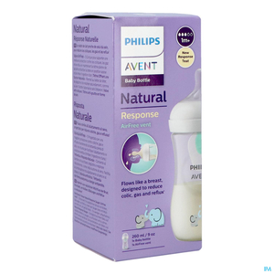 Philips Avent Zuigfles Natural Response AirFree Vent Olifant +1 maand 260 ml