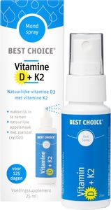 Best Choice Mondspray Vitamine D En K2 25ml