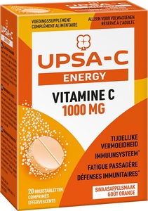 UPSA-C Energy Vitamine C 1000 20 Bruistabletten