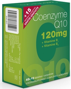 Co-enzym Q10 120mg 45 Tabletten (+ 15 Gratis)