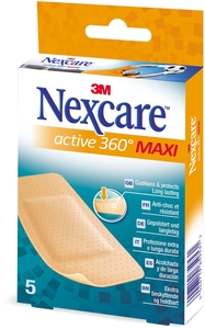 Nexcare 3M Active Strip 360 Maxi 5 Pleisters