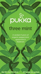 Pukka Three Mint Organic Tea 20 Zakjes