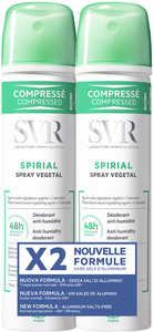 SVR Spirial Spray Végétal 2x75ml (2de aan - 40%)