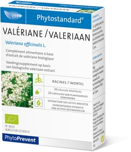 Phytostandard Valeriaan 20 Capsules