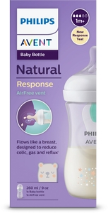 Philips Avent Zuigfles Natural Response AirFree Vent Beer +1 maand 260 ml