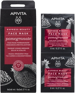 Apivita Express Beauty Gezichtsmasker met Granaatappel