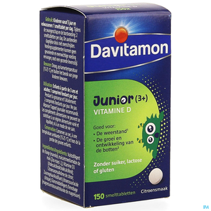 Davitamon Junior Vitamine D3 150 Tabletten