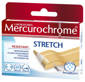 Mercurochrome Stretch Verband 1mx6cm