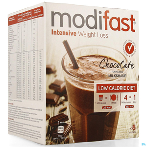 Modifast Intensive Milkshake Chocolade 8 x 55 g