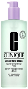 Clinique All About Clean Liquid Facial Soap Droge Tot Gemengde Huid 400 ml