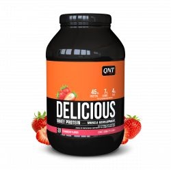 QNT Delicious Whey Protein Strawberry 908 g