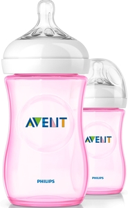 Philips Avent Zuigfles Natural Roze Duo 2x260ml