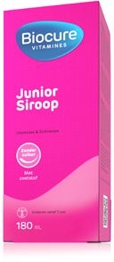 Biocure Junior Siroop Zonder Suiker 180ml