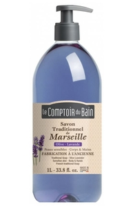 Le Comptoir du Bain Vloeibare Marseillezeep Olijf-Lavendel 1 L