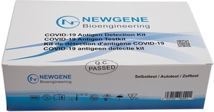 25 Antigenische Nasale Zelftesten Covid-19 Newgene (kit 25 stuks)
