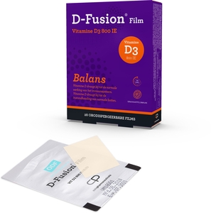 D-Fusion 28 Vitaminen Smeltende Film D3 800 UI